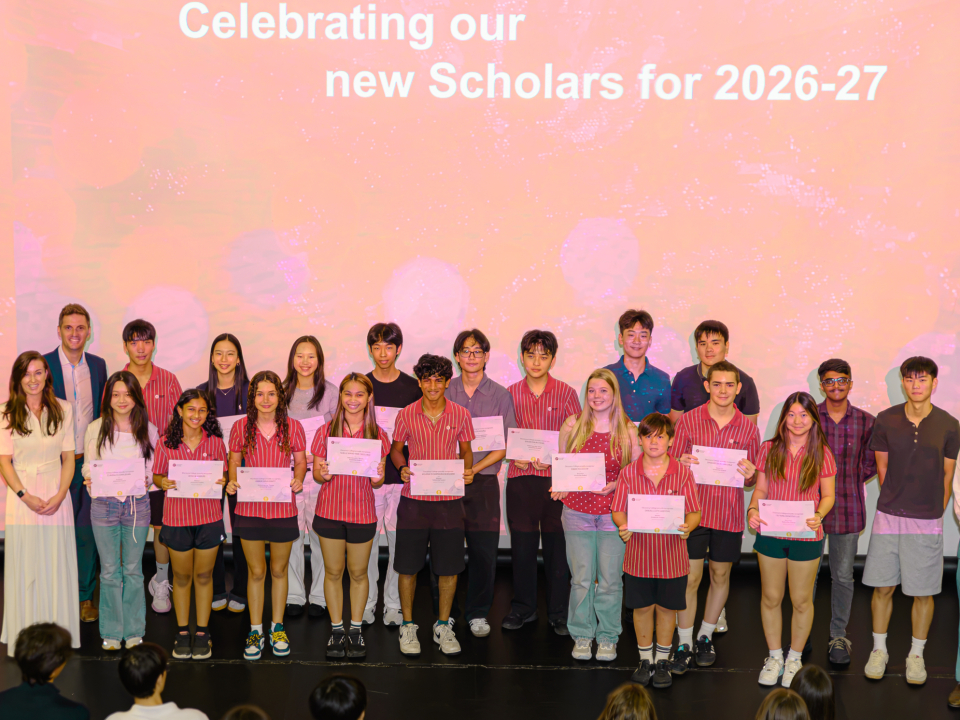 New Scholars