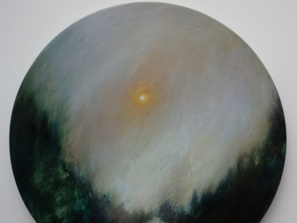 Perfect Day, Oil, on wood panel 30 x 30cm 